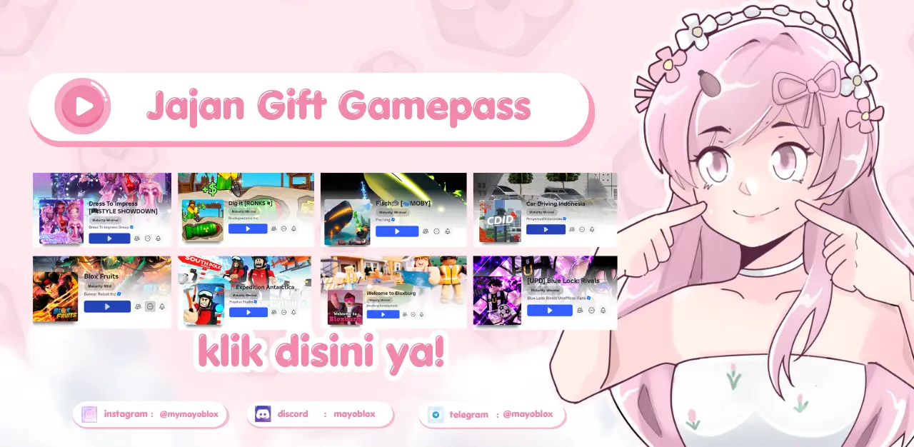 Jajan Bobux Via Gift Gamepass